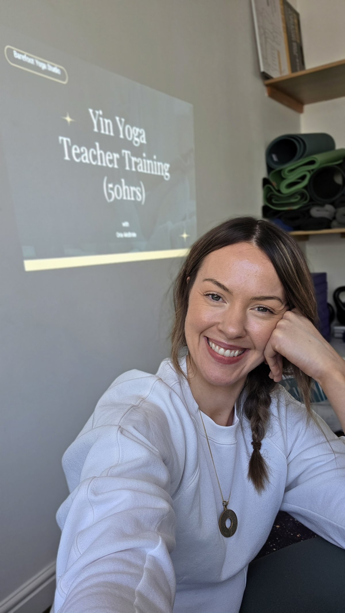 Orla at Yin Yoga Teacher Training — Awaken with Orla Dublin